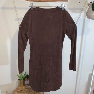 Suede Brown Dress